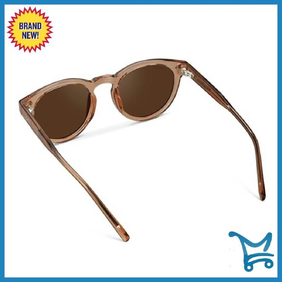 Polarized Round Sunglasses UV400 Protection Retro Classic Women\'s main image 2